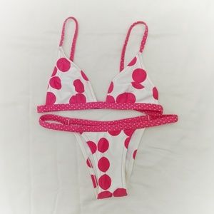MOVING SALE! 🔥👙🔥 Brazilian Cut Ryga Pink Dot Bikini